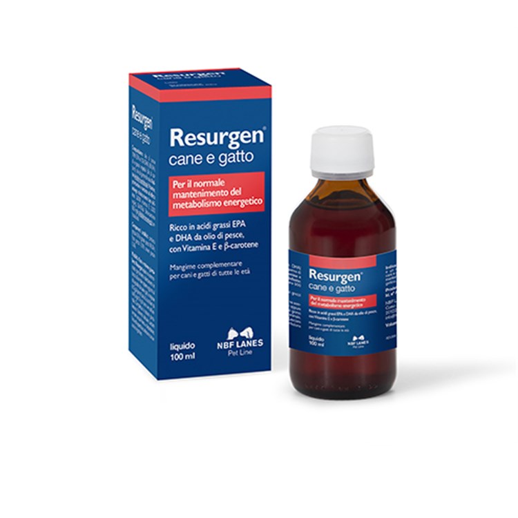 NBF Lanes Resurgen Liquido 100 ml Integratore Ricostituente Per Cani e Gatti