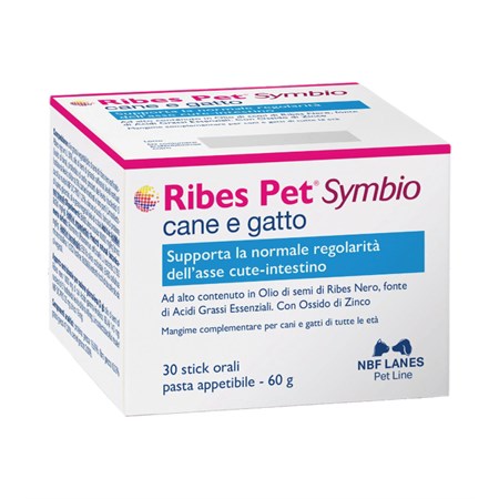 nbf lanes ribes pet symbio gel 30 buste 60 gr cane
