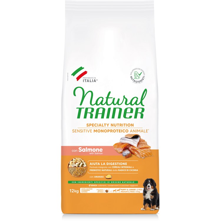 NT SENS NO GLUT PUPPY&JUN M/M SALM 12KG