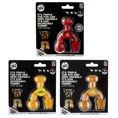 Nylon Trio Bone Small in Cani