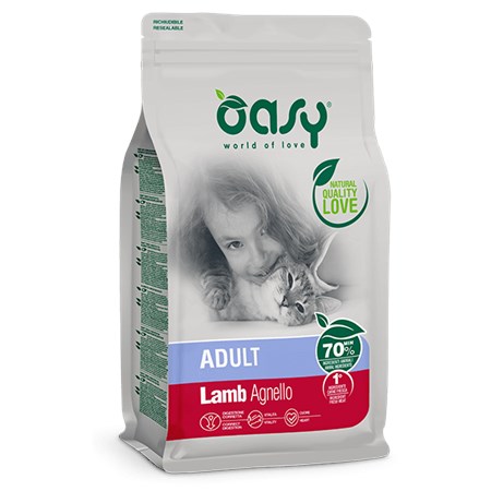 oasy cat adult agnello 300 gr per gatti
