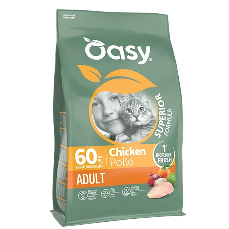 Oasy Cat Superior Formula Adult Pollo 1,5 Kg Per Gatti