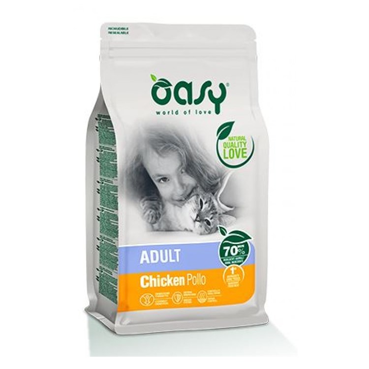 Oasy Cat Adult Pollo 300 gr Per Gatti