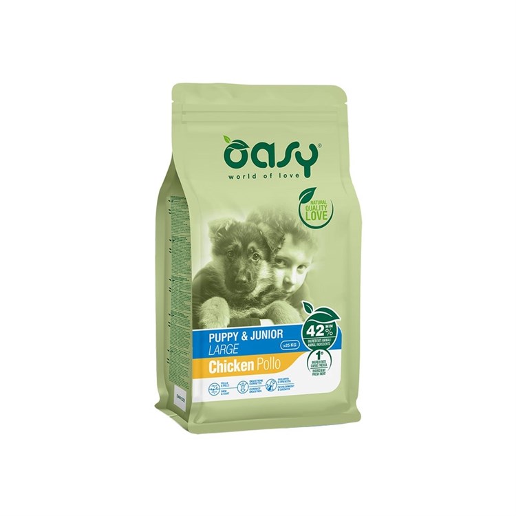 Oasy Dog Puppy Junior Large Pollo 12 kg