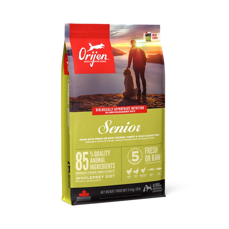 Orijen Senior Dog 11,4 kg Per Cane Anziano Tutte le Taglie