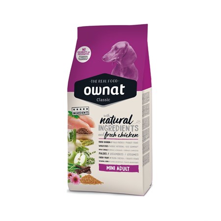 Ownat Classic Mini Adult 1,5 kg Crocchette Per Cani in Cani