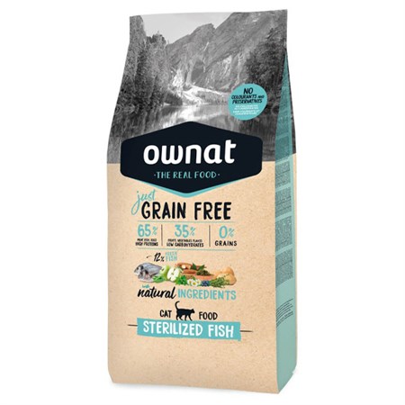 Just Grain Free Sterilized Cat Pesce 1 KG in Gatti