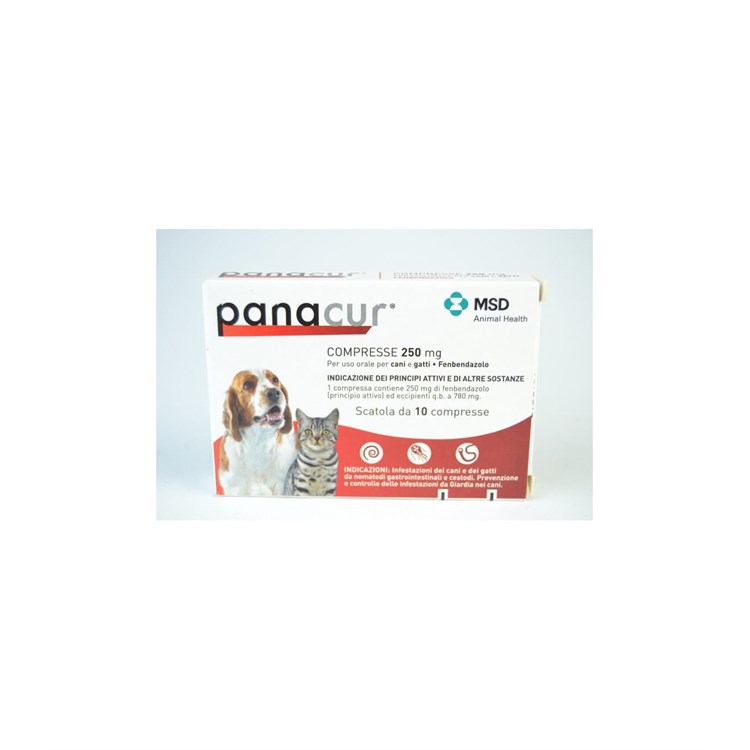 Msd Panacur 250 MG 10 compresse Per Cani