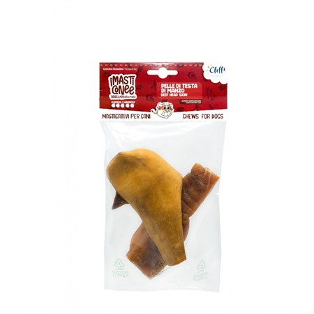 PELLE DI TESTA DI MANZO 100 g in Cani