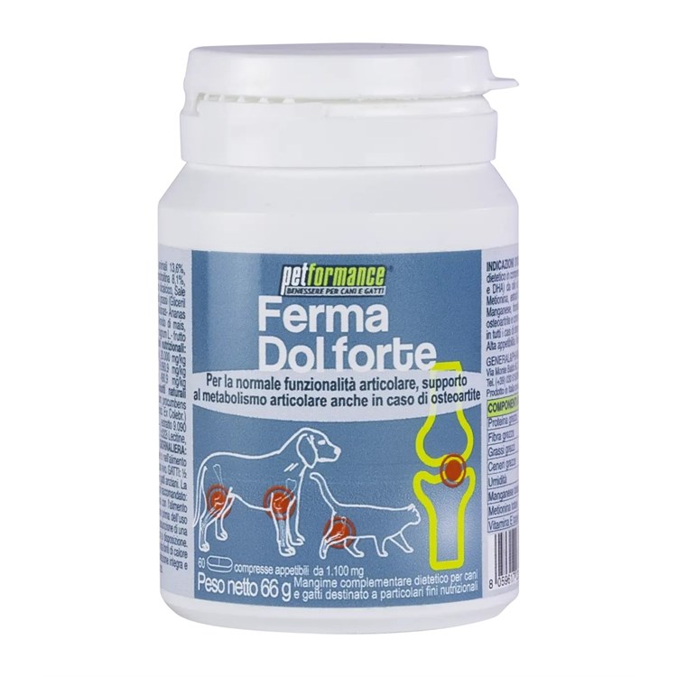 Petformance fermaDol forte 60 compresse 66 gr