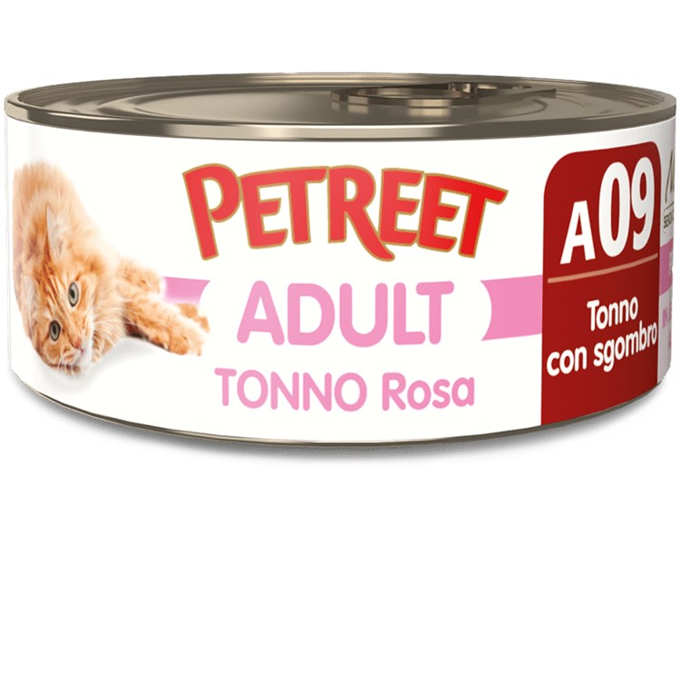 Petreet 70 gr Tonno Rosa con Sgombro