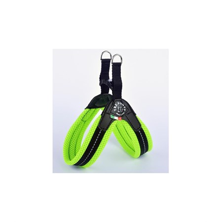 pettorina rete fluo plast 2 verde
