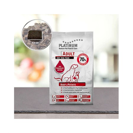 platinum cane adult manzo e patate 15 kg