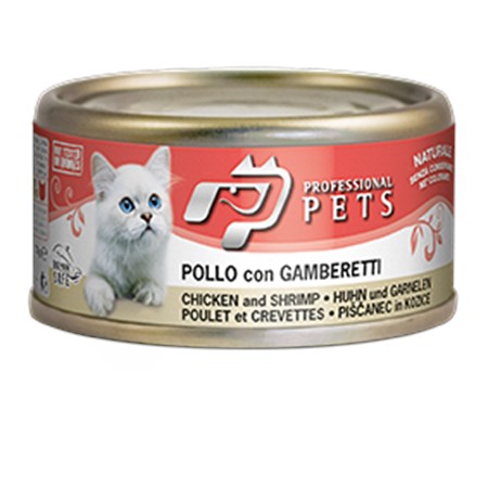 professional pets 70 gr pollo e gamberetti