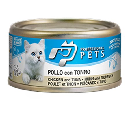 professional pets 70 gr pollo e tonno
