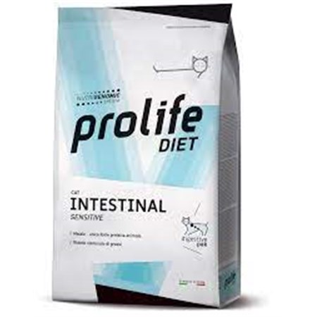 prolife cat diet intestinal sensitive 5 kg per gatti