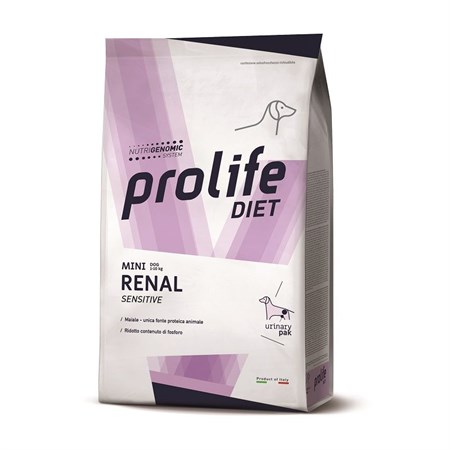 prolife dog diet mini renal sensitive 1 5 kg crocchette cane