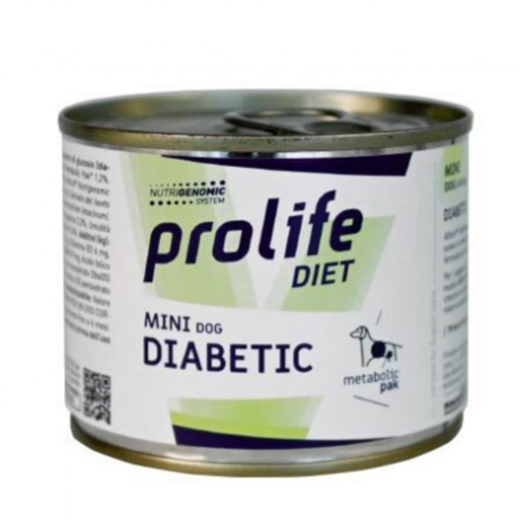 Prolife Dog Veterinary Formula Mini Diabetic 200 gr Umido