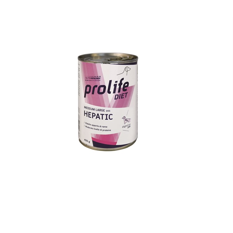 Prolife Dog Veterinary Hepatic 400 gr Umido