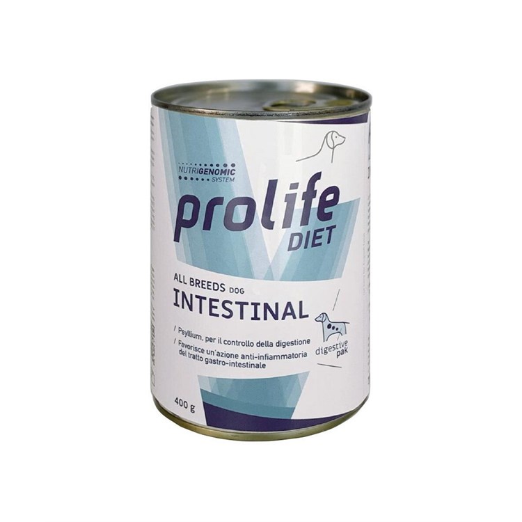 Prolife Dog Veterinary Intestinal All Breeds 400 gr Barattolo Umido Cane