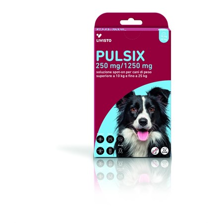 Pulsix spot on 4 pipette cani da 10 fino a 25 kg in Cani