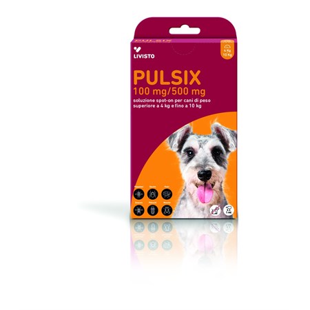 Pulsix spot on 4 pipette cani da 4 fino a 10 kg in Cani