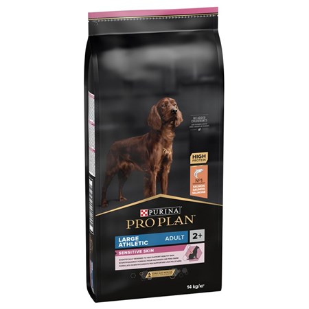 purina pro plan adult large athletic optiderma salmone e riso 14 kg