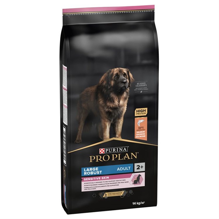 Purina Pro Plan Adult Large Robust OptiDerma Salmone e Riso 14 kg DANNEGGIATO