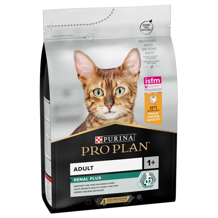 Purina Pro Plan Renal Plus Adult Pollo 10 kg Gatti Adulti