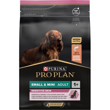 purina pro plan small mini adult optiderma salmone 3 kg crocchette cane