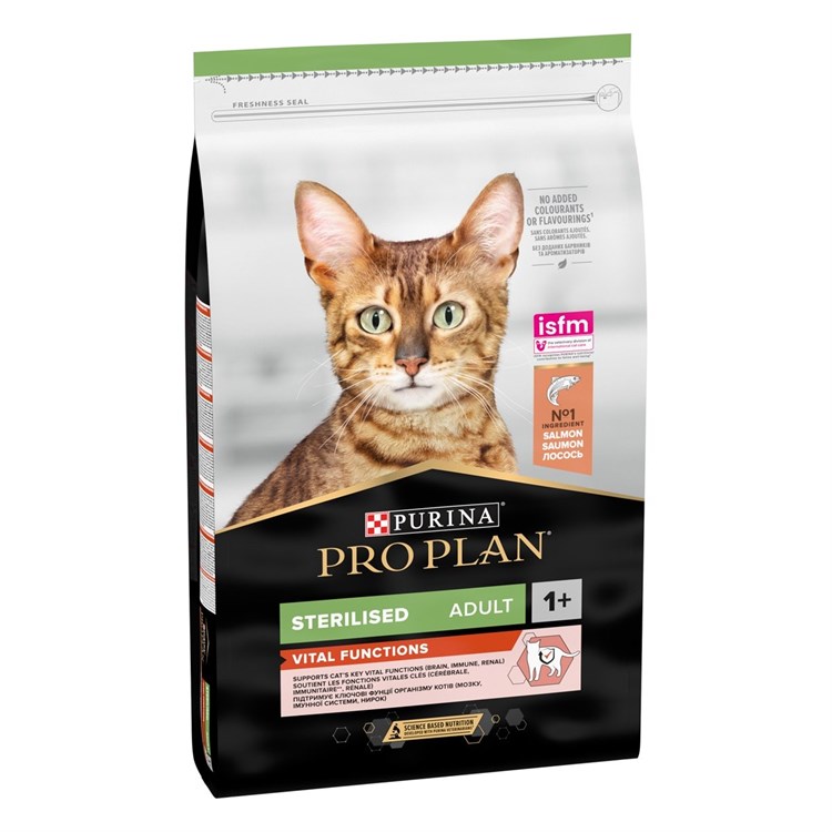 Purina Pro Plan Sterilised Adult Vital Function Salmone 1,5 kg Per Gatti