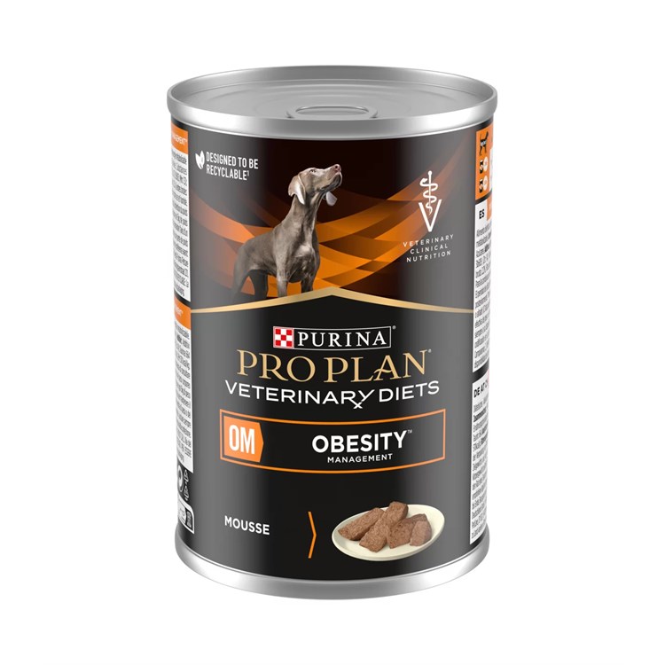 Purina Pro Plan Veterinary Diet OM Obesity 400 gr Mousse Per Cane