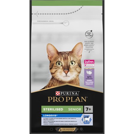 purina pro sterilised senior tacchino 15 kg per gatti