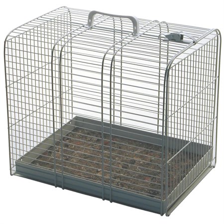 Rf Trasportino in Metallo (Taglia S - 36x26x31h cm) in Cani