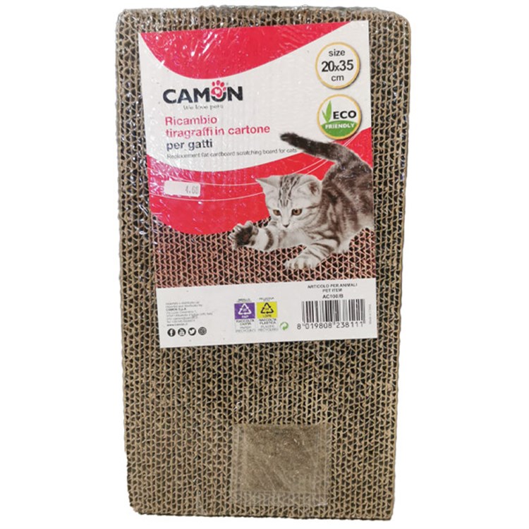 Ricambio Cartone per Tiragraffi Gioco con 2 Palline