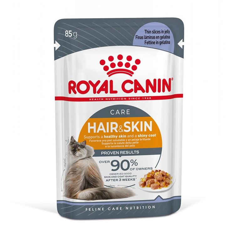 Royal Canin Hair Skin Jelly 85 gr In Gelatina Per Gatti