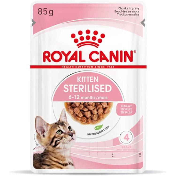 Royal Canin Kitten Sterilised Gravy 85 gr