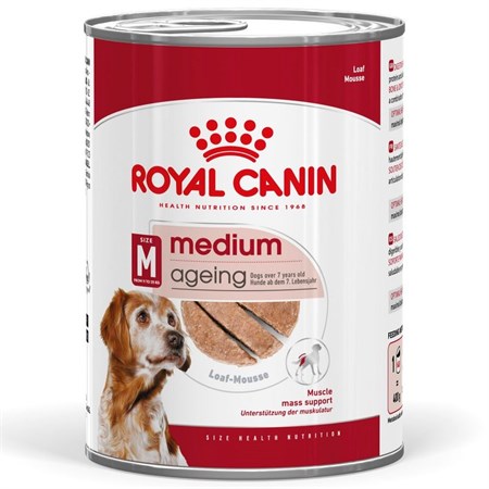 royal canin medium ageing 410 gr barattolo pate umido per cane
