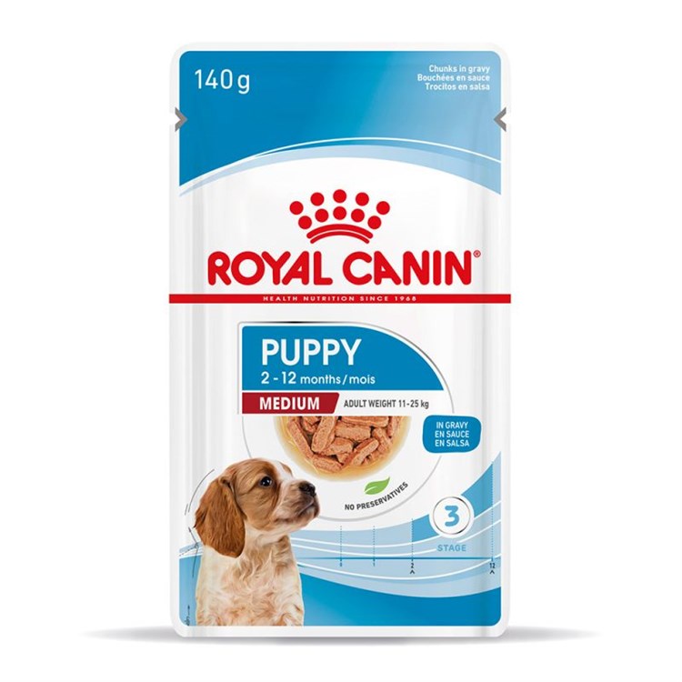 Royal Canin Medium Puppy 140 Gr Busta In Salsa Umido Per Cane