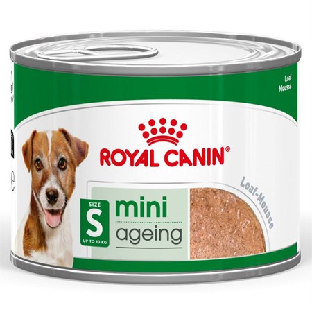 royal canin mini ageing 195 gr barattolo pate umido per cane