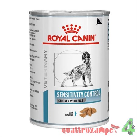 royal canin sensitivity control pollo 420 gr chicken barattolo umido cane