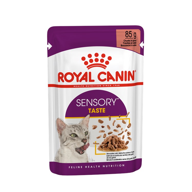 Royal Canin Sensory Taste Gravy 85 gr Alimento umido In Salsa Gat