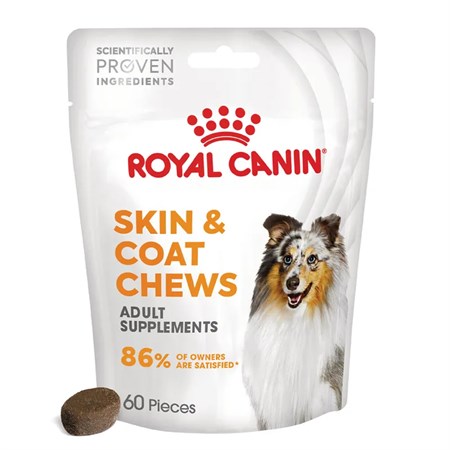 Royal Canin Skin Coat Chews Supplement 240 gr Snack Per Cani in Cani