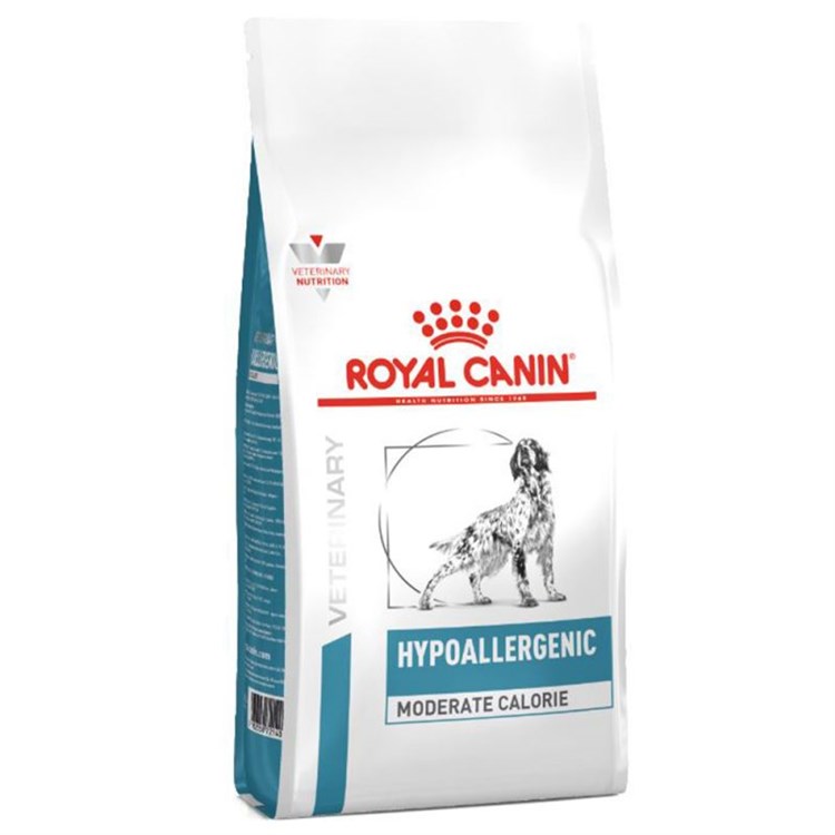 Royal Canin Veterinary Diet Hypoallergenic Moderate Calorie 14 kg Per Cane