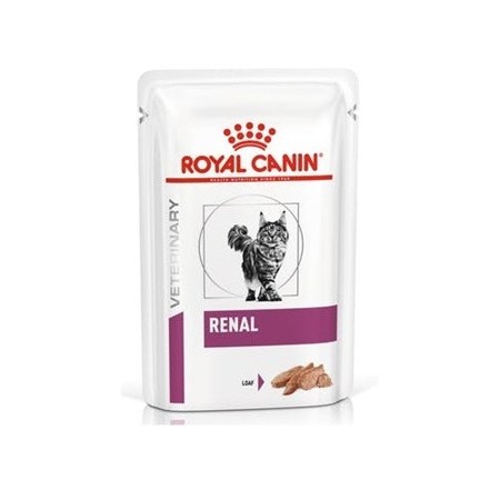 royal canin veterinary diet renal 85 gr pate umido gatto novita
