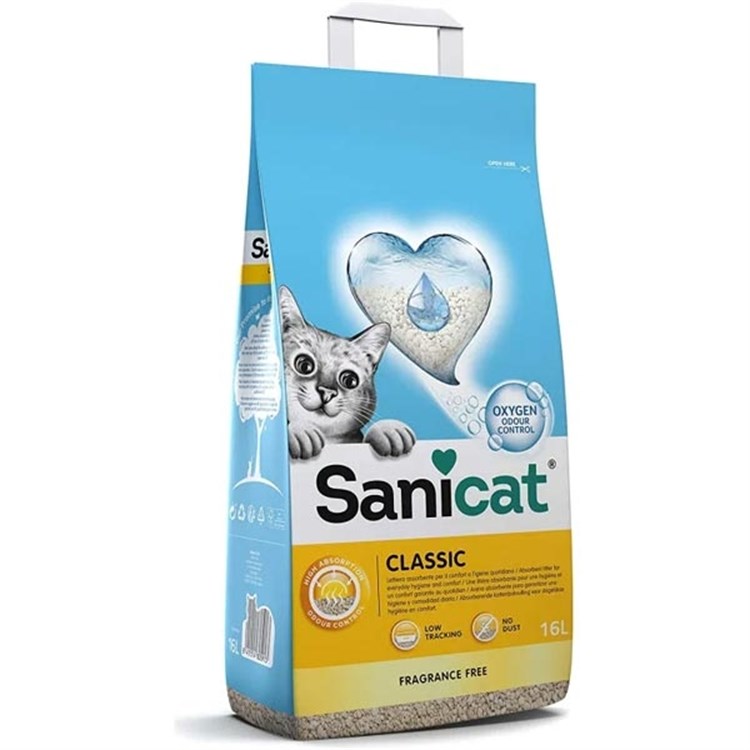 Sanicat Lettiera Classic Unscented 16 lt