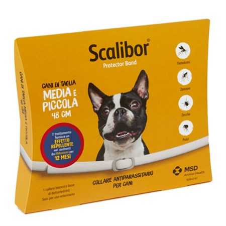 scalibor collare antiparassitario per cani taglia piccola e media 48 cm