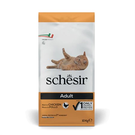 schesir cat adult pollo mantenimento 10 kg per gatti adulti