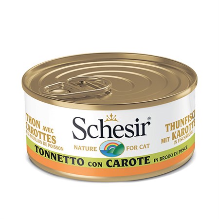 schesir cat br tonno carote 70 gr