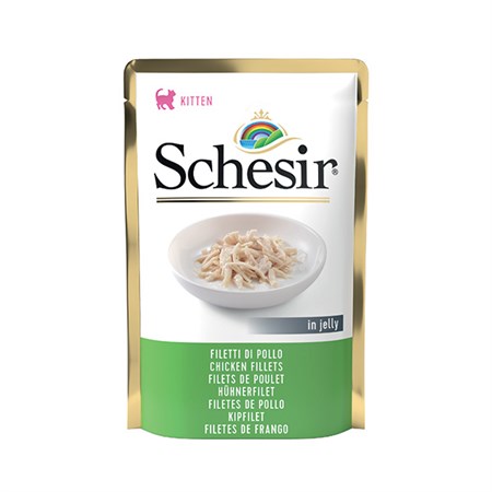 schesir cat kitten pollo 85gr